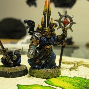 Chaos Sorcerer of Tzeentch & Familiar